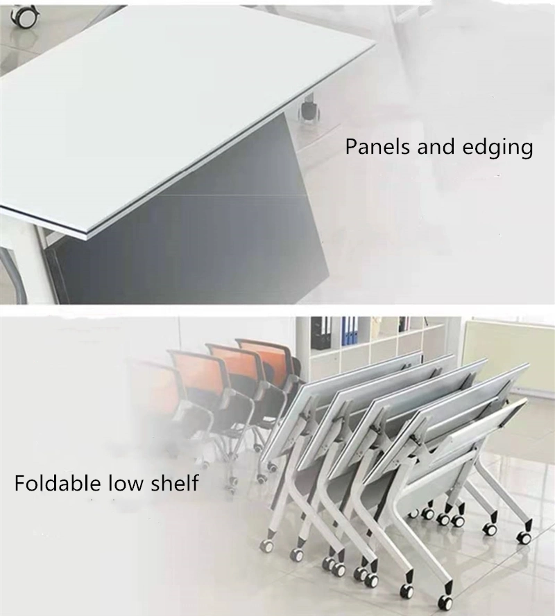 Chinese Melamine Simple Office Computer Panels Classic Wooden Furniture Folding Tables Standing Desk