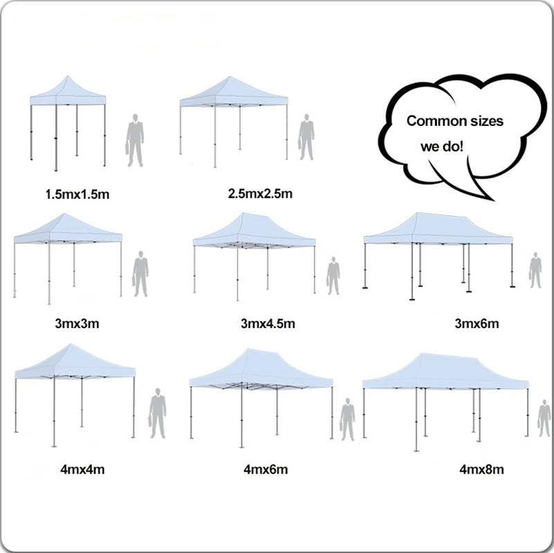 3X4.5m Cheap Steel Outdoor Promotion Pop up Tent