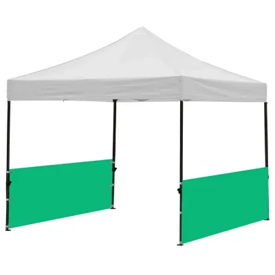 Carpa plegable con dosel impermeable para espectáculos con marco de acero negro de 10x10 con paredes