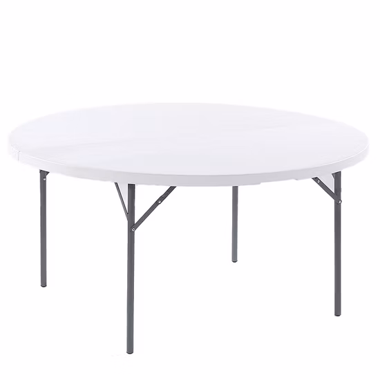 Mesa plegable de plástico para acampar al aire libre, muebles para banquetes, para bodas y jardín