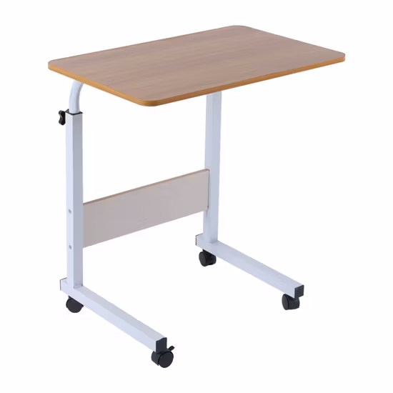 Mesa plegable simple para ordenador portátil, ajustable en altura, para sofá de cabecera de hospital